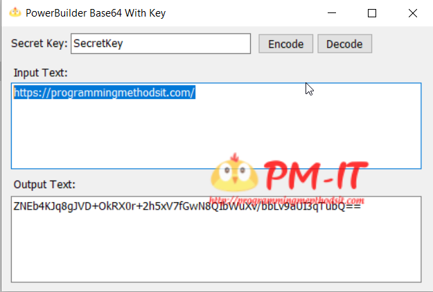 PowerBuilder Base64 Encode/Decode With Key – PowerBuilder Library